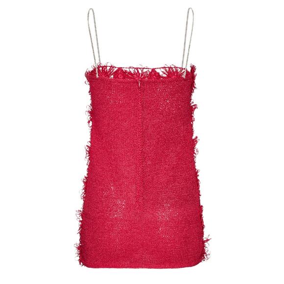 Magda Butrym Pink Crochet Flower Mini Shift Dress - Picture 3 of 16